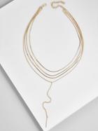 BaubleBar Nevena Layered Y-Chain Necklace
