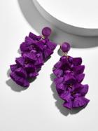 BaubleBar Contessa Tassel Earrings-Purple