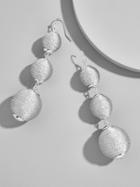 BaubleBar Shimmer Crispin Ball Drop Earrings-Silver