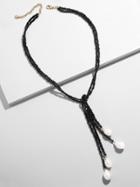BaubleBar Hazeline Pearl Y-Chain Necklace