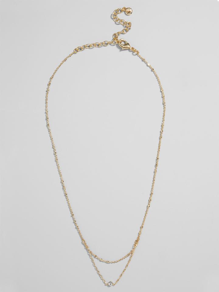BaubleBar Studded Layered Necklace