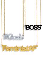 BaubleBar The Future Is Female Necklace