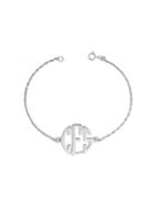 BaubleBar Metal Block Monogram Bracelet
