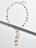 BaubleBar Isha Y-Chain Necklace-Multi