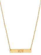 BaubleBar On the Block Initial Pendant Necklace