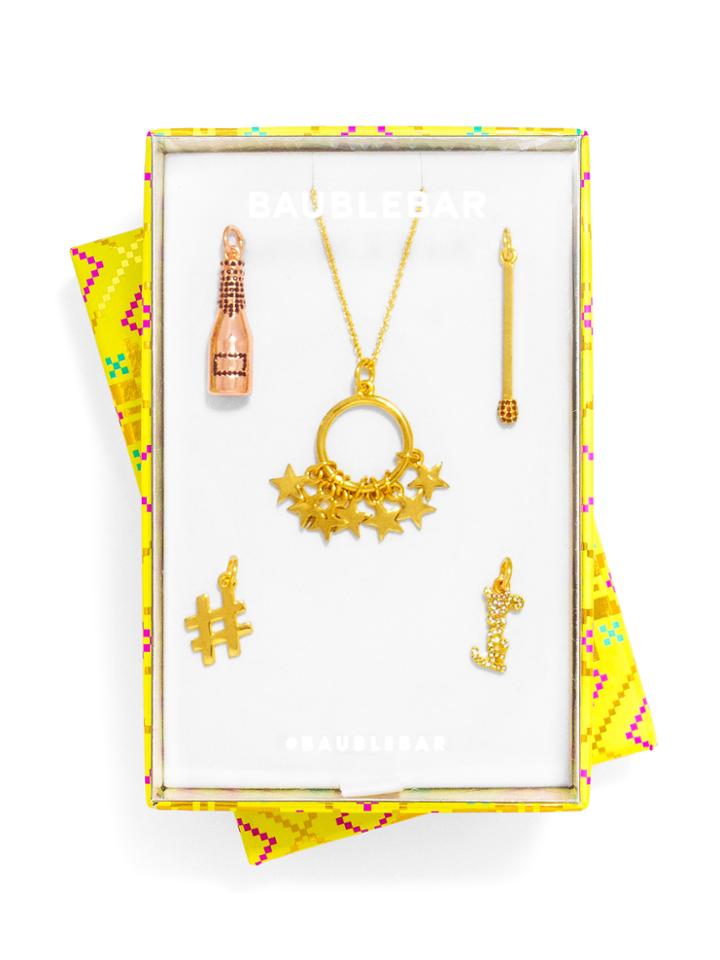 BaubleBar Night on the Town Charm & Chain Set