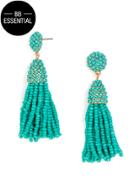 BaubleBar Mini Pinata Tassel Earrings-Sea Green