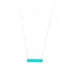 BaubleBar Acrylic Engraved Bar Necklace (Ships 1 Week From Order Date)