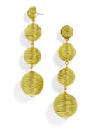 BaubleBar Criselda Ball Drop Earrings-Metallic Gold