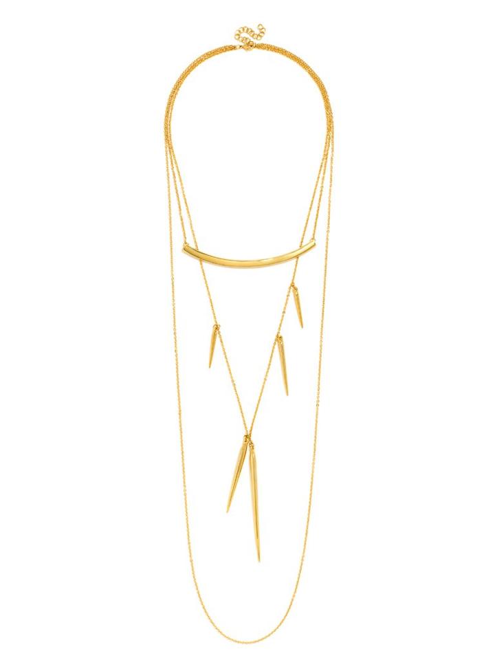 BaubleBar Spindle Layered Necklace