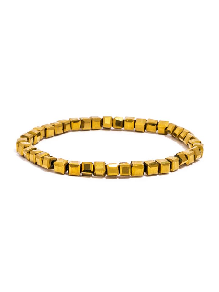BaubleBar Cubist Bracelet-Gold