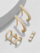 BaubleBar Minimo 18K Gold Plated Earring Set