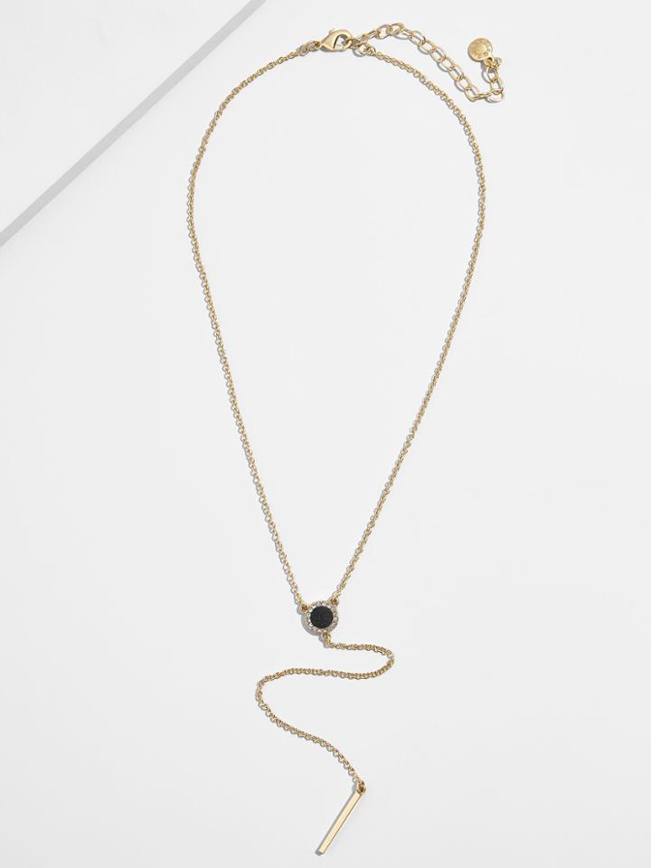 BaubleBar Madeline Druzy Y-Chain Necklace
