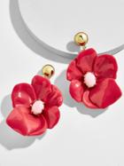 BaubleBar Dahlia Flower Drop Earrings