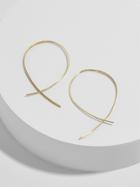 BaubleBar Pallone 18K Gold Plated Hoop Earrings