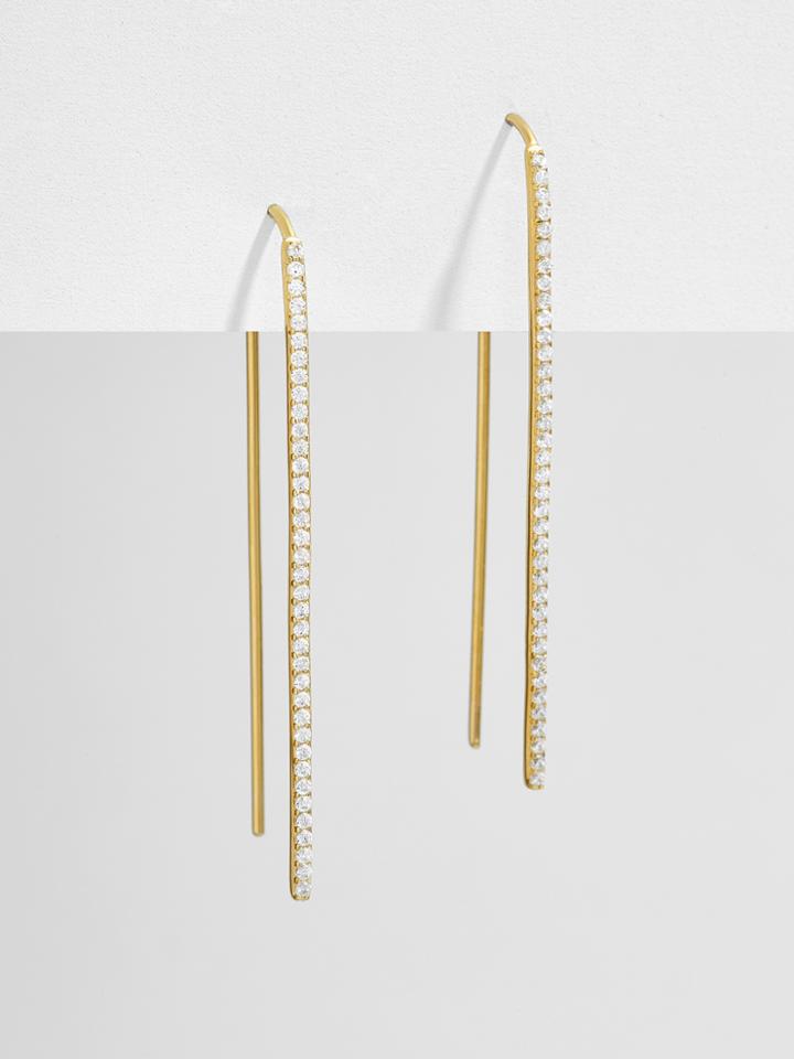 BaubleBar Sirena 18K Gold Plated Drop Earrings