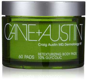 Cane + Austin Retexturizing Treatment Pads For Body, 10% Glycolic