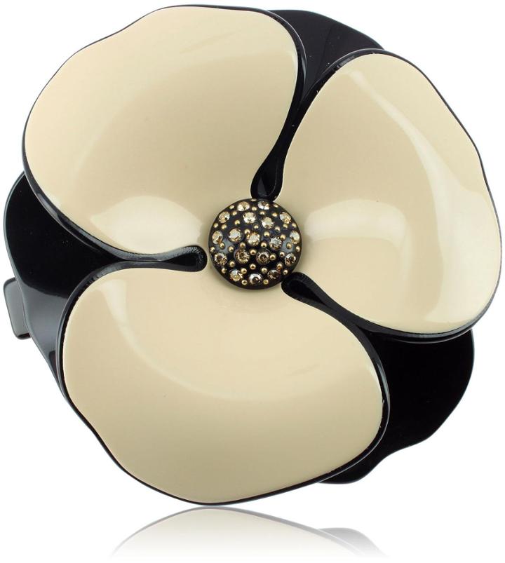 Alexandre De Paris Camelia Barrette - Sand Beige