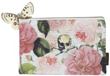 Tokyo Milk Cosmetic Bag - Skull W/ Roses