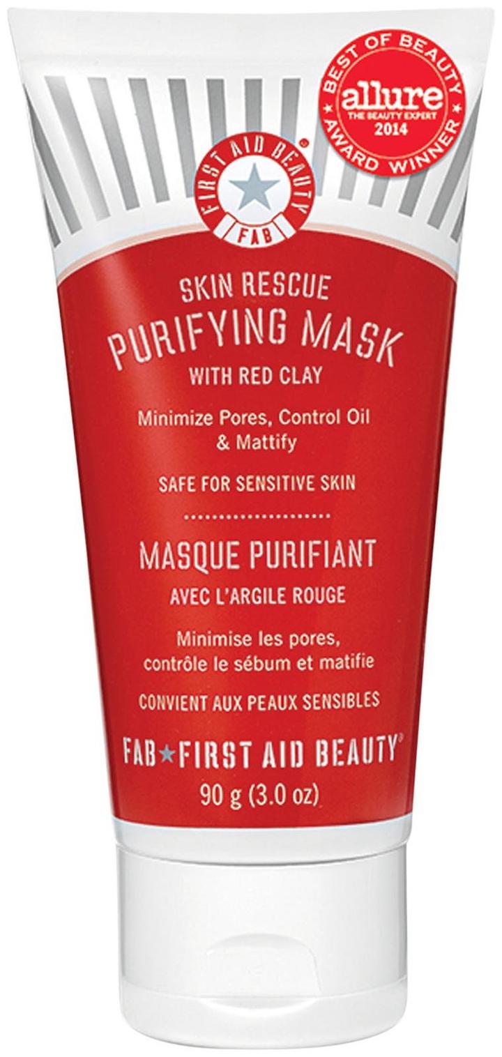First Aid Beauty Skin Rescue Purifying Mask With Red Clay- 3 Oz