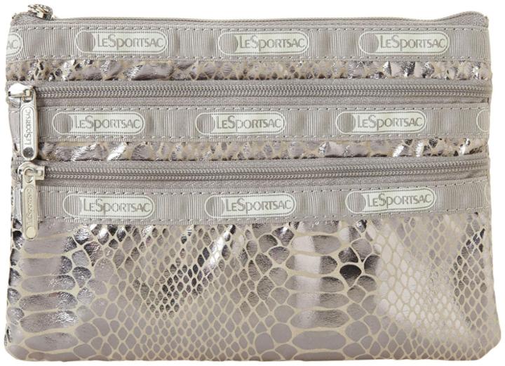 Lesportsac 3-zip Cosmetic - Magnetic Snake