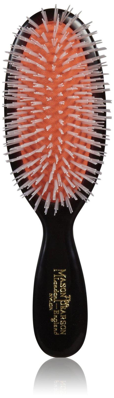Mason Pearson Pocket Nylon Nylon Hair Brush, Ruby