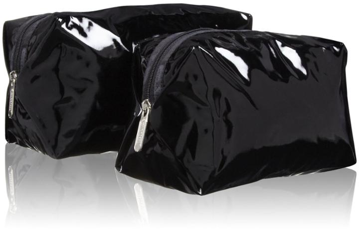 Lesportsac Passerby Cosmetic Set - Black Patent