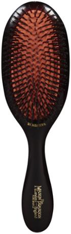 Mason Pearson Sensitive Boar Bristle Hair Brush, Ruby