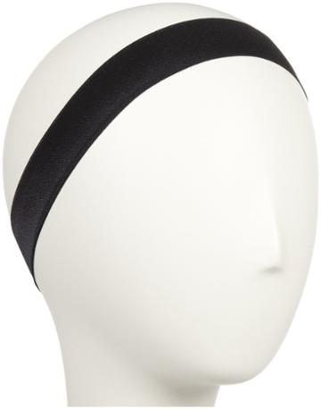 Jane Tran Inch Wide Shiny Elastic Headband - Black