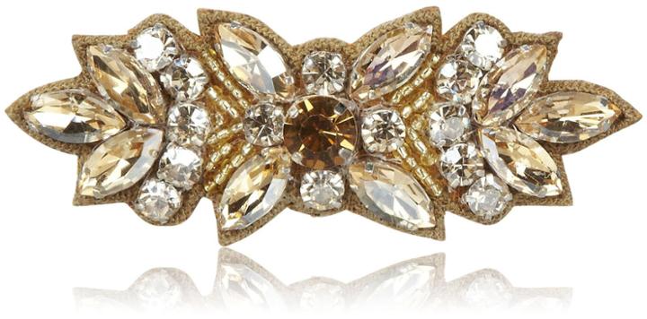 Deepa Gurnani Flower Fit For A Gypsy Clip - Gold
