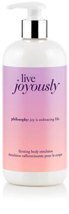 Philosophy Firming Body Emulsion - Live Joyously - 16 Oz