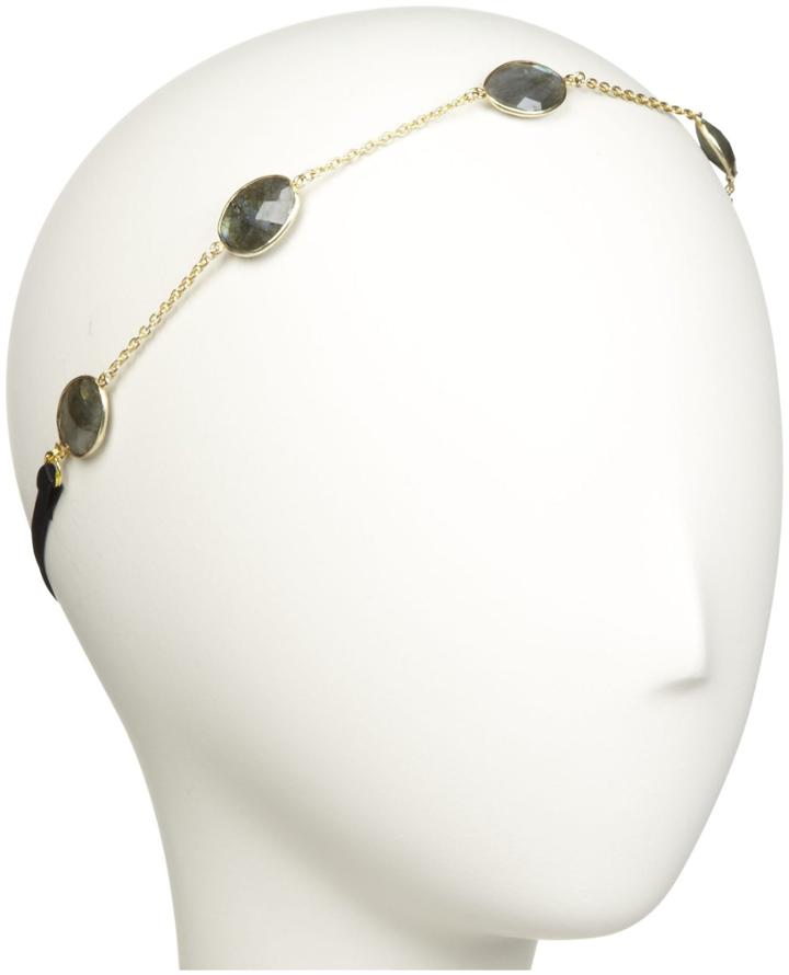 Dauphines Of New York Band Of Gold - Labradorite
