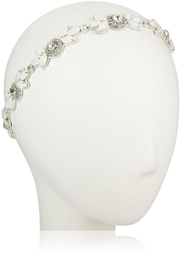 Deepa Gurnani Crown Jewels Of Moghul Headband - Ivory