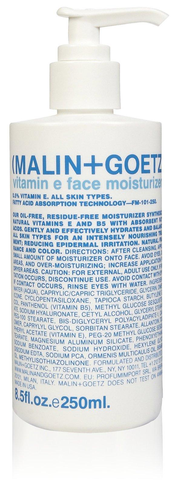 Malin + Goetz Vitamin E Face Moisturizer W. Pump