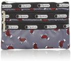 Lesportsac 3-zip Cosmetic - Terrier Toss