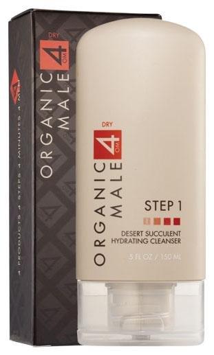 Organic Male Om4 Dry Step 1: Desert Succulent Hydrating Cleanser