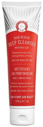 First Aid Beauty Skin Rescue Deep Cleanser With Red Clay