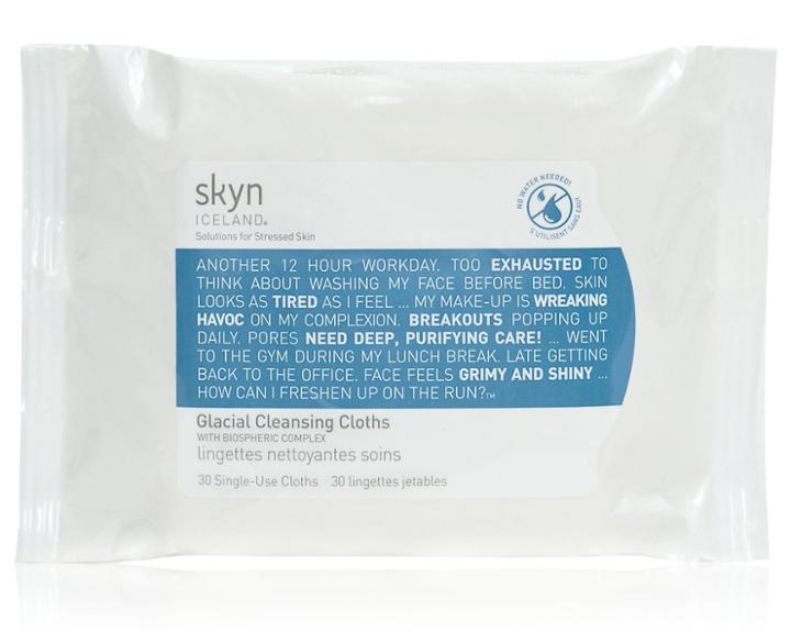 Skyn Iceland Glacial Cleansing Cloths With Biospheric Complex