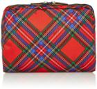 Lesportsac Extra Large Rectangular Cosmetic - Cozy Plaid Red