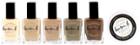 Lauren B. Beauty Nude Collection 5 Polishes & Nail Polish Remover