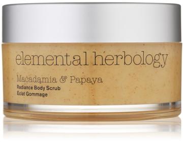 Elemental Herbology Macadamia & Papaya Radiance Body Scrub