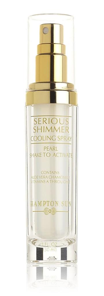 Hampton Sun Serious Shimmer Cooling Spray In Pearl