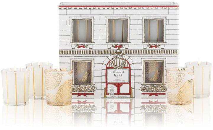 Nest Fragrances Maison De Nest, Holiday And Birchwood Pine Votive Set