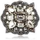 Deepa Gurnani Scallop & 4 Petal Clip - Gun