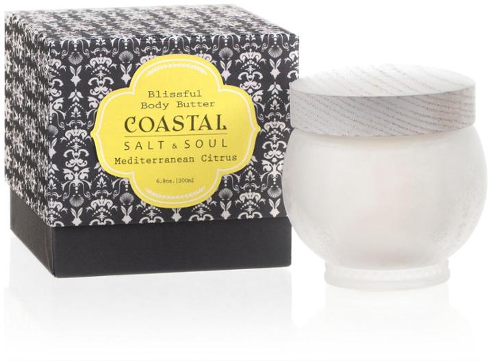 Coastal Salt & Soul Blissful Body Butter - Mediterranean Citrus - 6.8 Oz