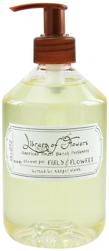 Library Of Flowers Shower Gel - Field & Flowers - 16 Oz