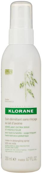 Klorane Leave-in Detangling Spray With Oat Milk - 6.7 Oz