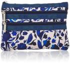 Lesportsac 3-zip Cosmetic - Blooming Silhouettes