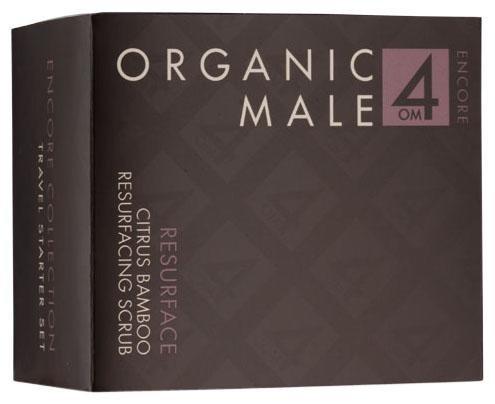 Organic Male Om4 Travel Starter Citrus Bamboo Resurfacing Scrub