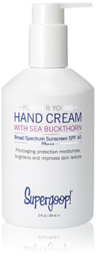 Dr. T's Supergoop! Forever Young Hand Cream With Sea Buckthorn Spf 40